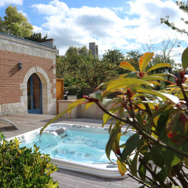 Jacuzzi Hotel Spa Le clos des fontaine normandie