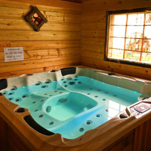 Jacuzzi hotel spa la ferme d'Izoard Paca