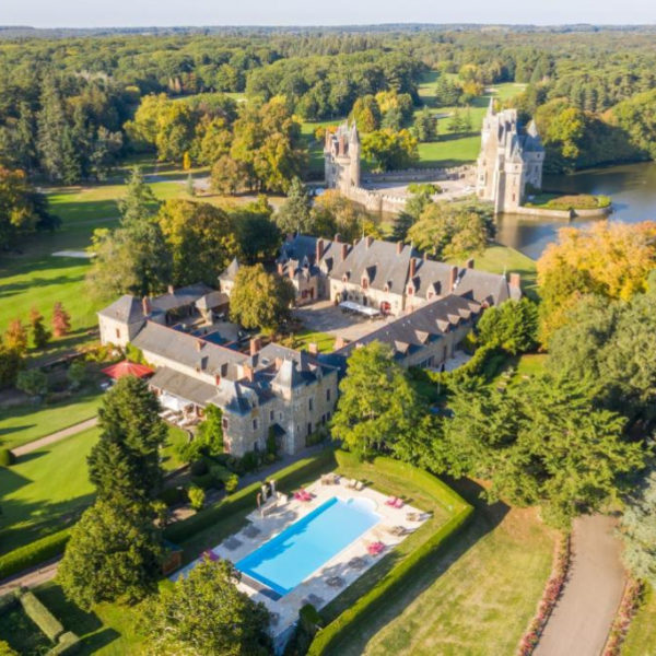 Domaine De La Bretesche - pays de la loire- vue sur le domaine